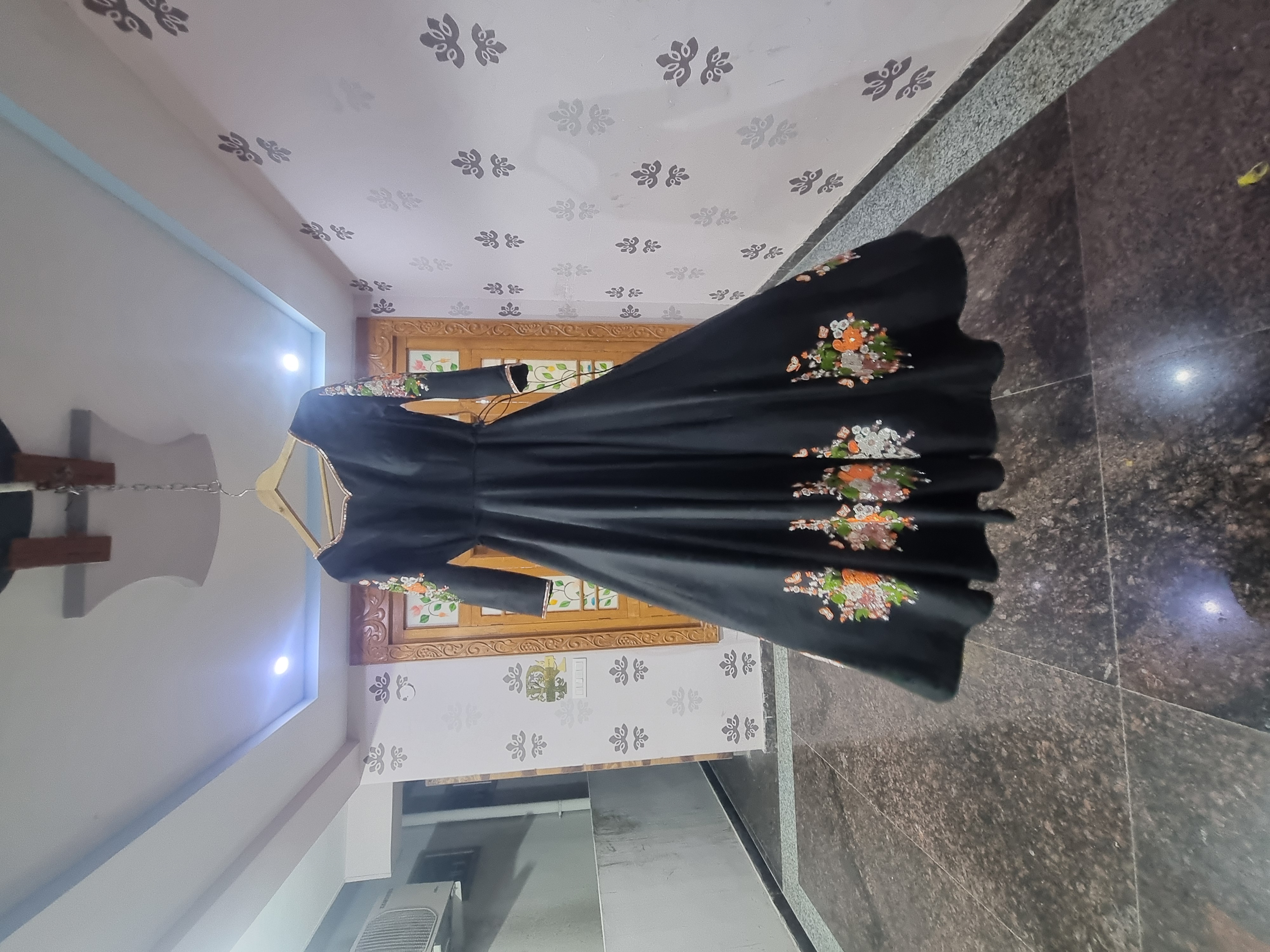 Black sabyasachi inspire gown