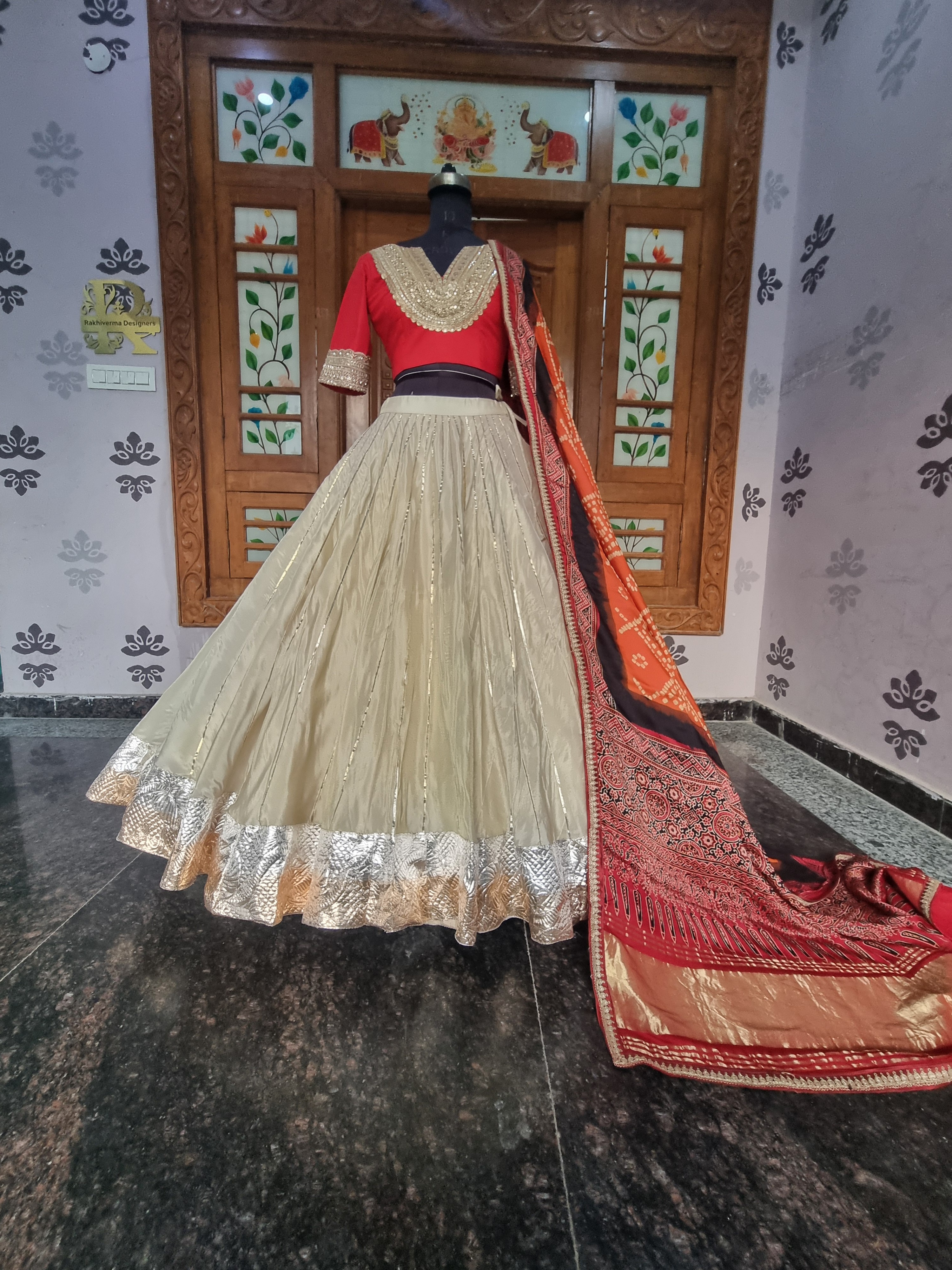 The Maharani Patola – Pure Tissue & Heritage Handcrafted Lehenga