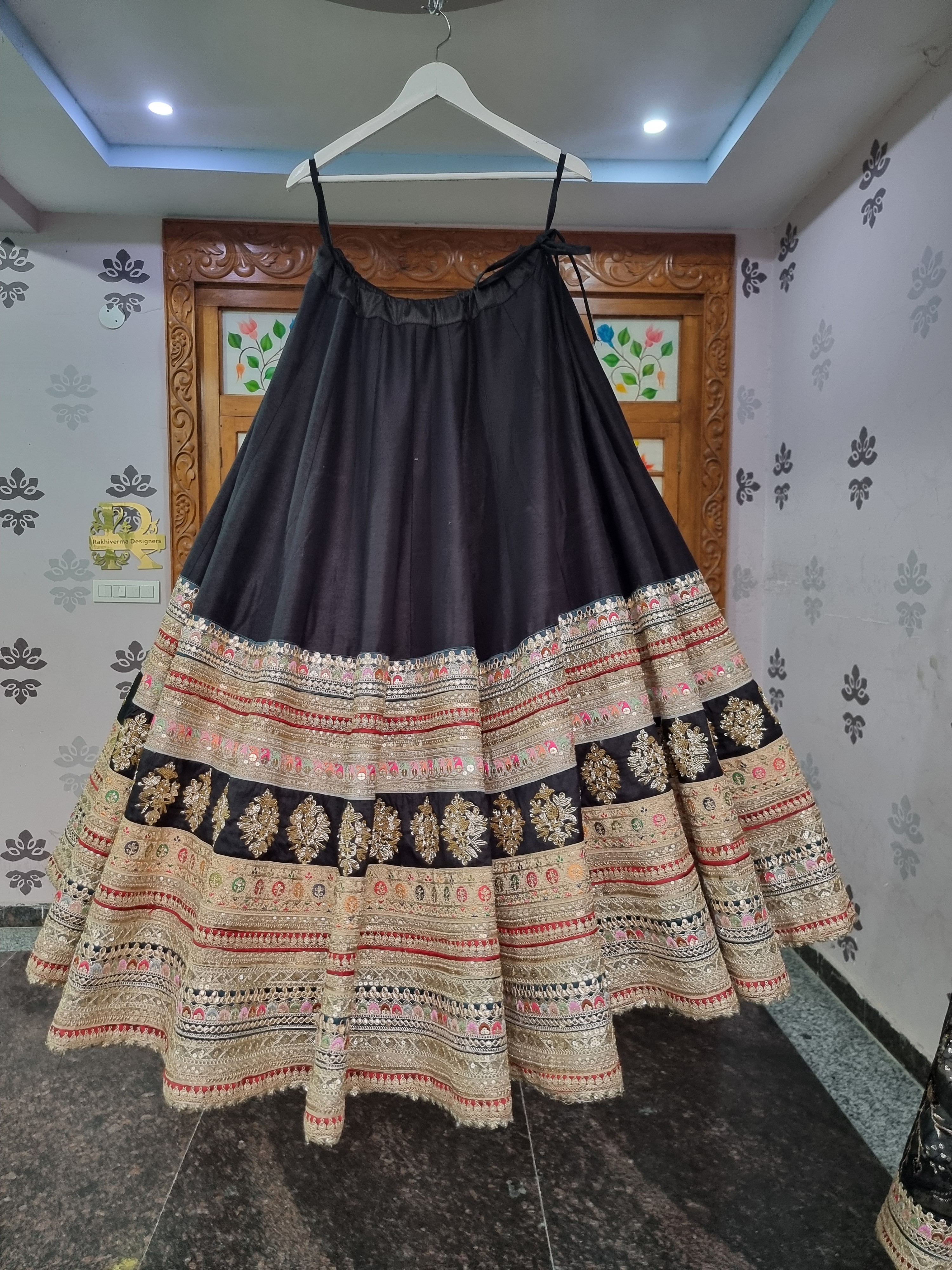 The Iconic Noir – Sabyasachi Inspired Black Lehenga Set