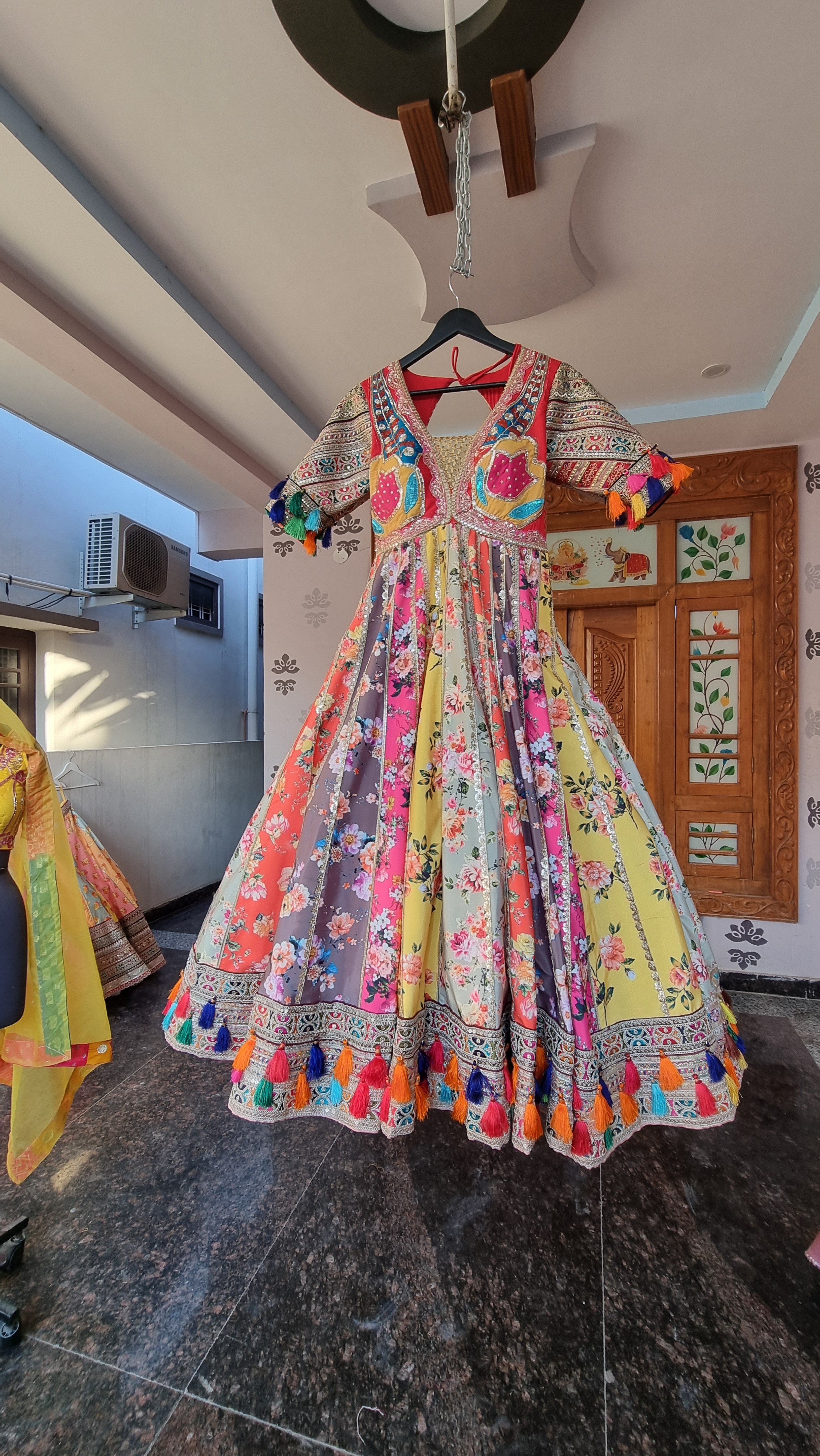 The Chromatic Silk Anarkali –Inspired By  Azulibynikki