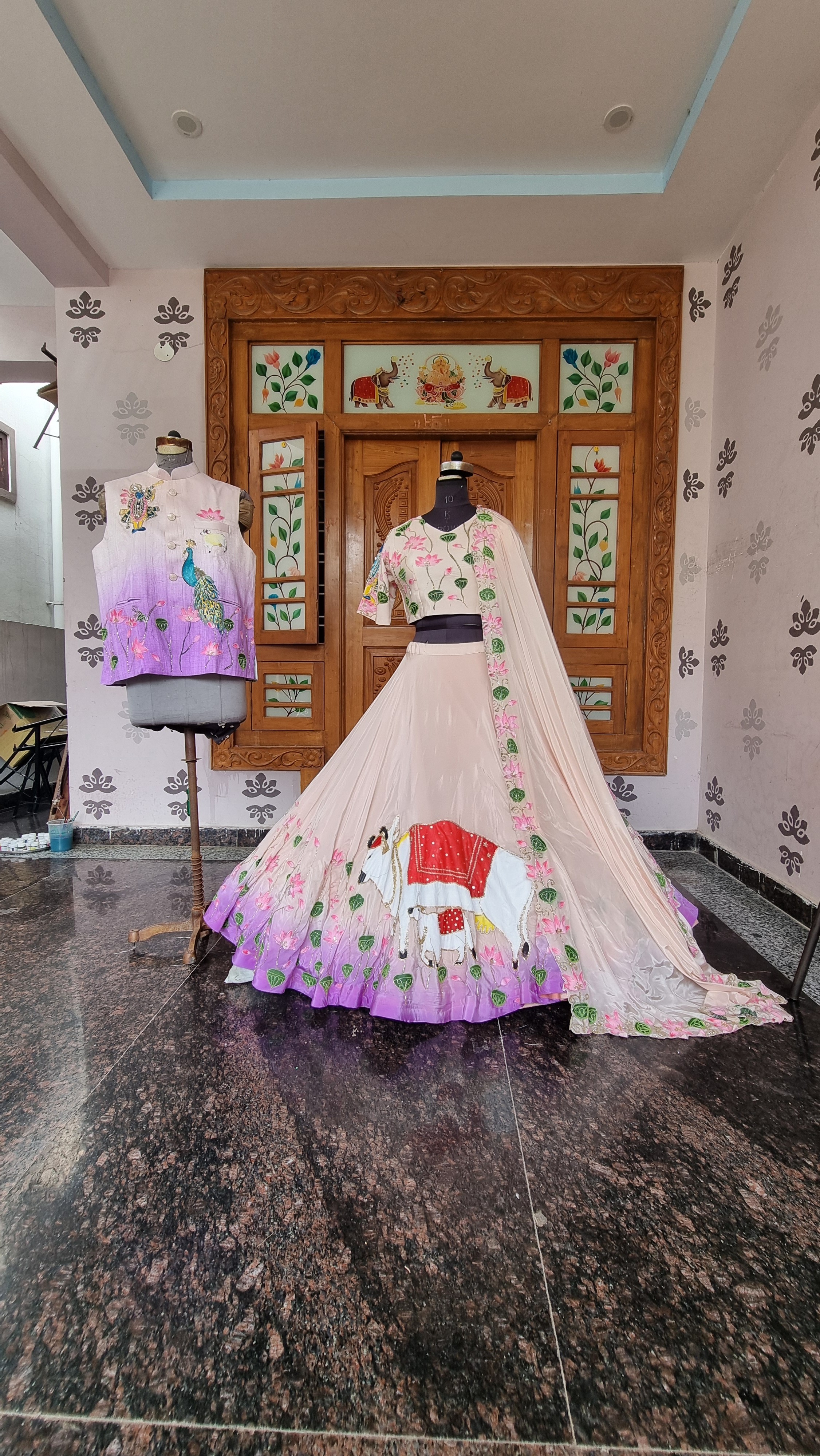 The Sreenathji Lehenga – A Wearable Masterpiece of Devotion and Couture