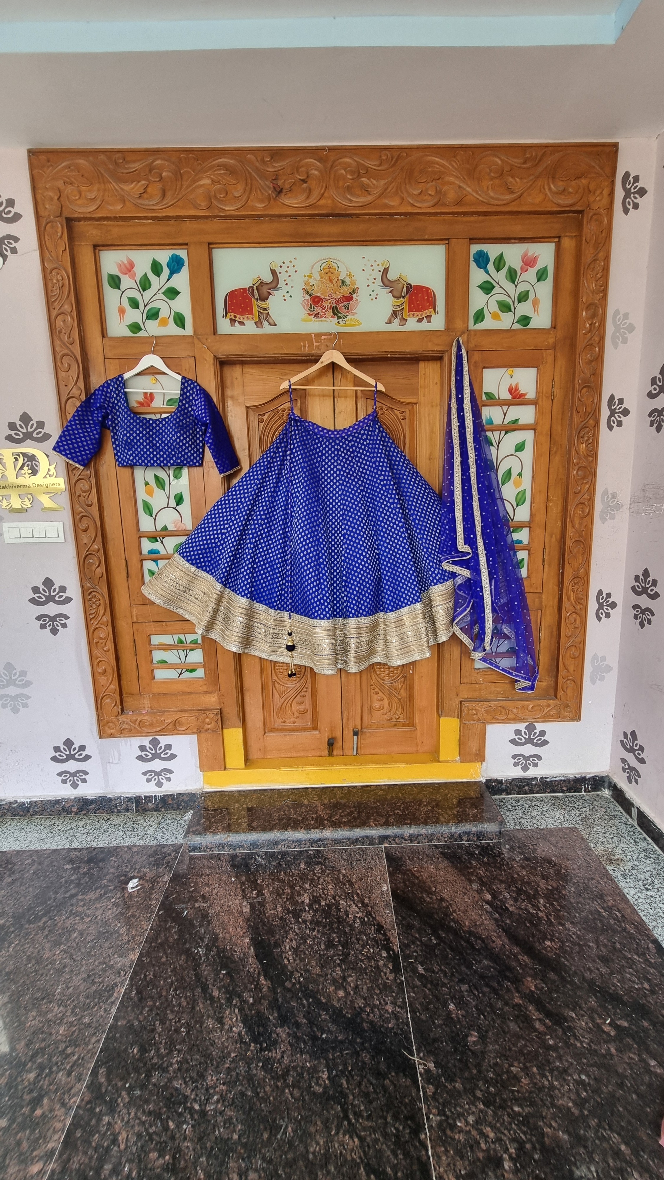 The Midnight Sapphire Royal Banarasi Lehenga