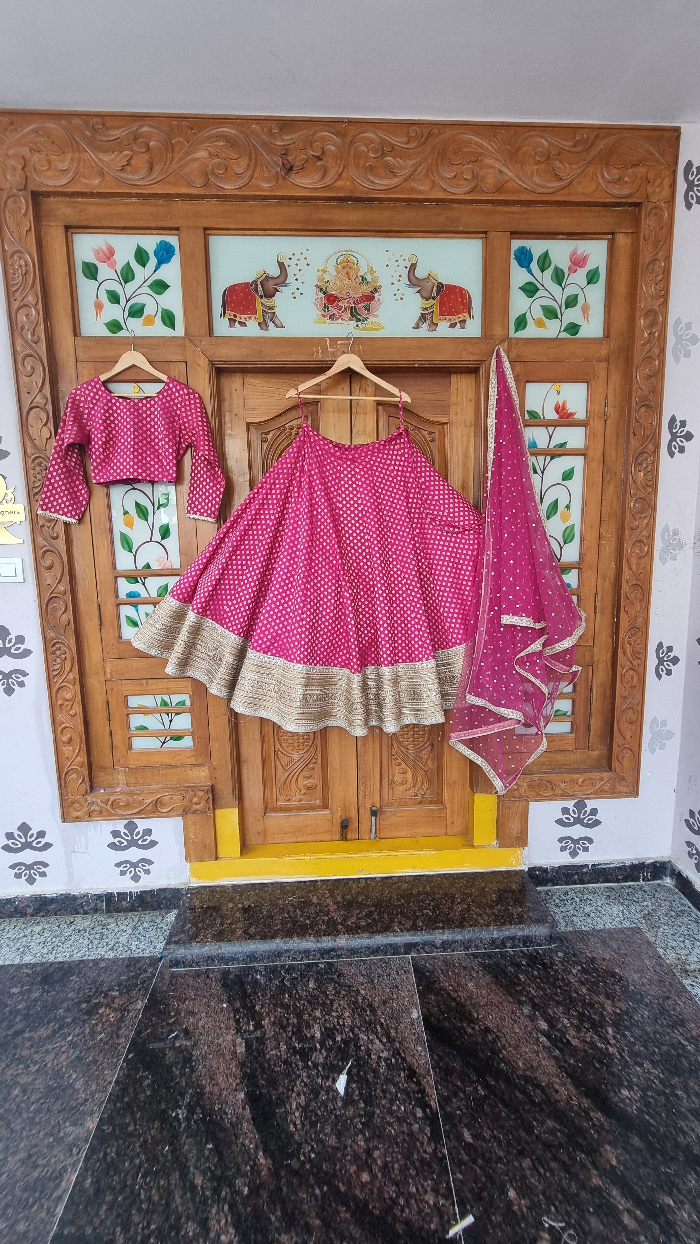 The Magenta Orchid Royal Banarasi Lehenga