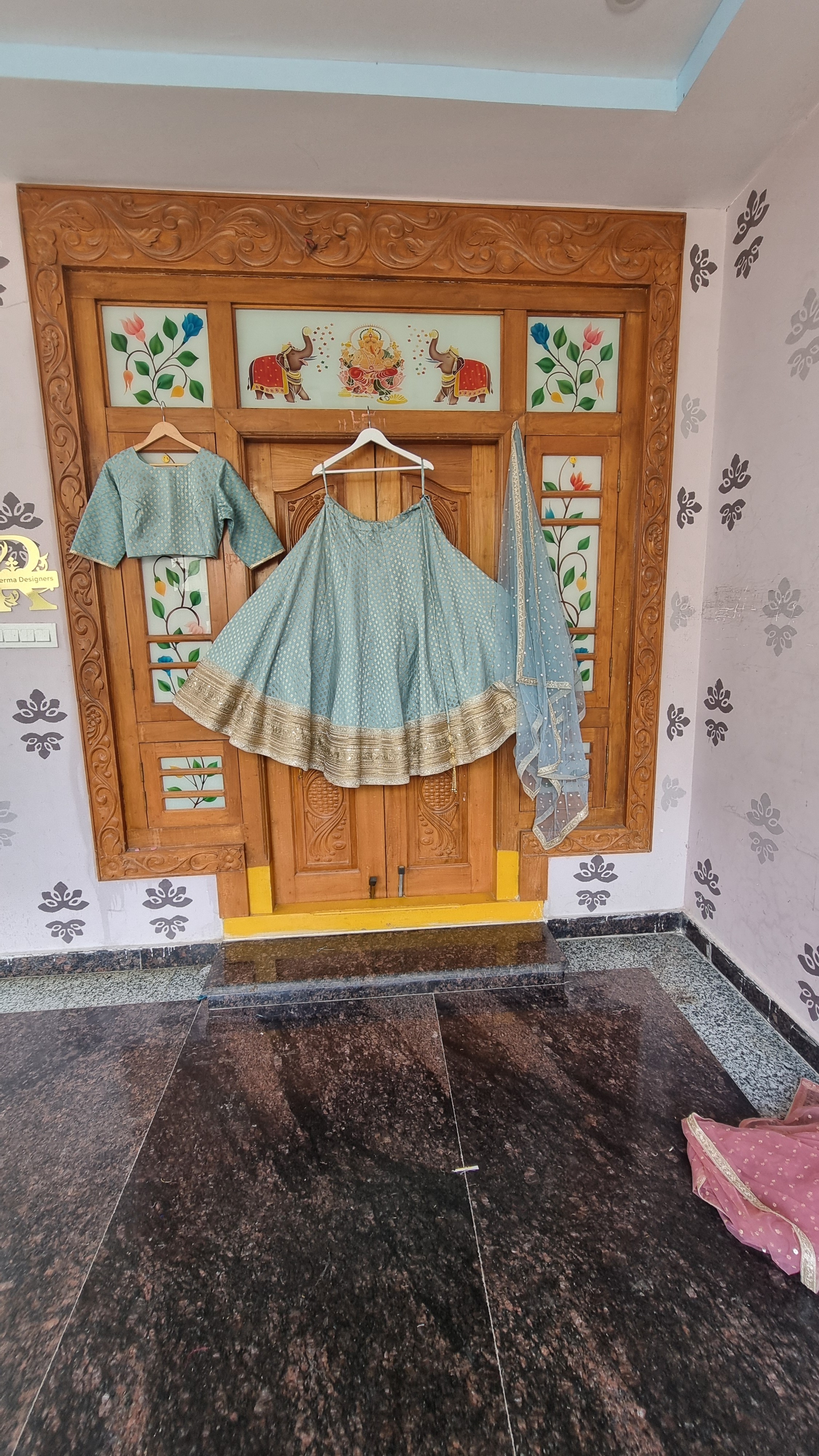 The Mint Sage Royal Banarasi Lehenga