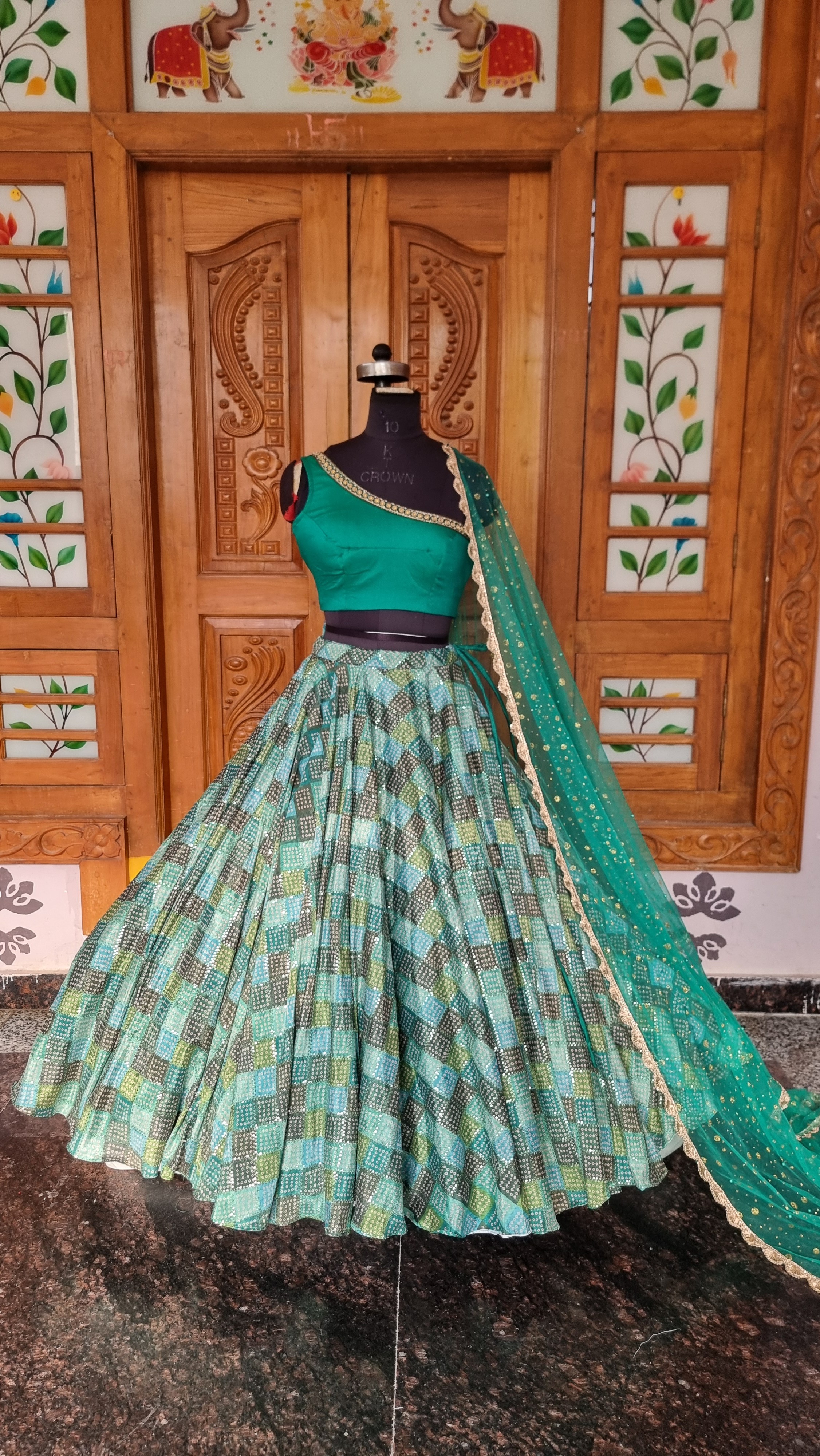 The Prisma Shimmer Symphony Lehenga