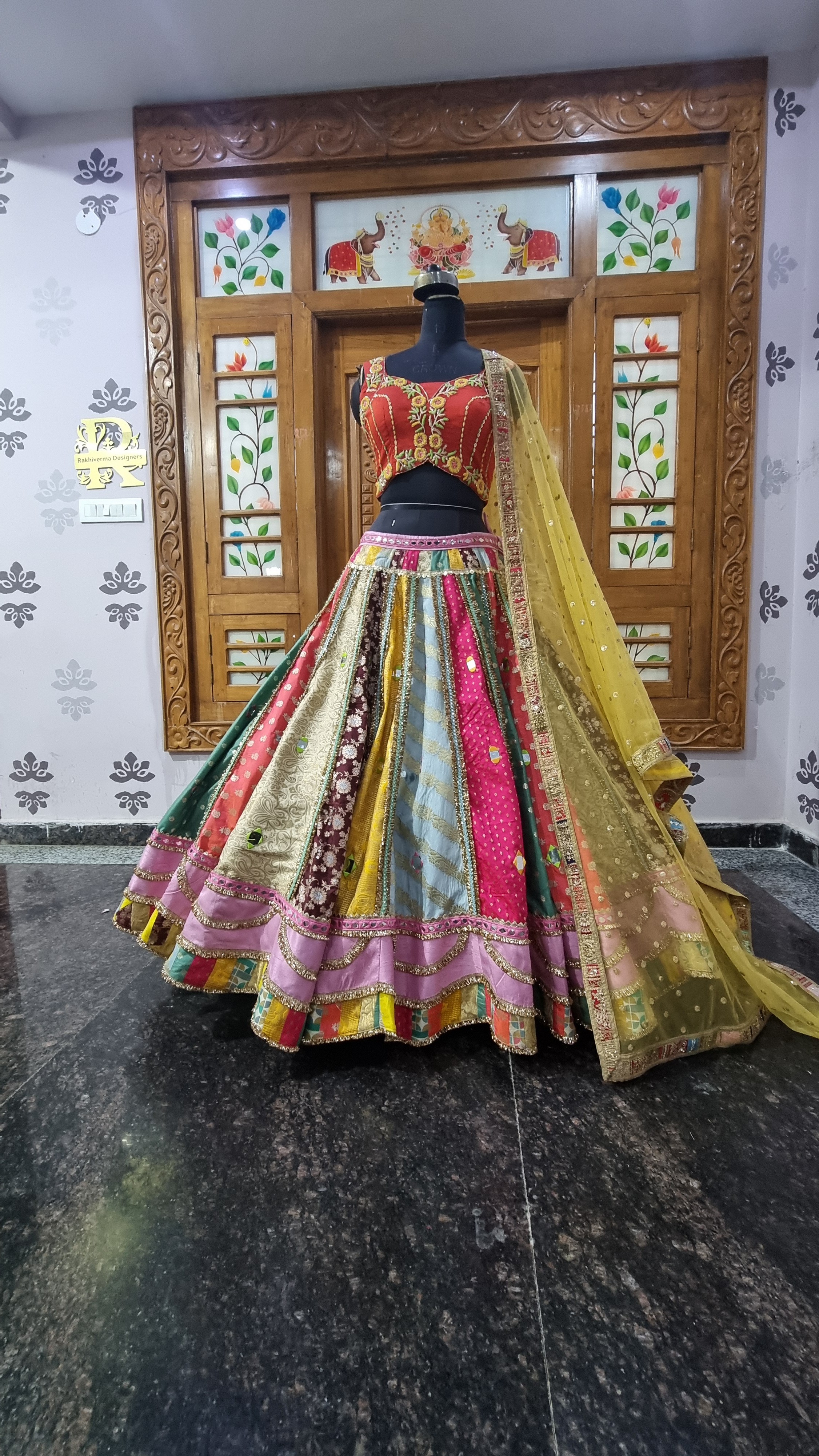 Navratan Heritage Multi-Color Lehenga