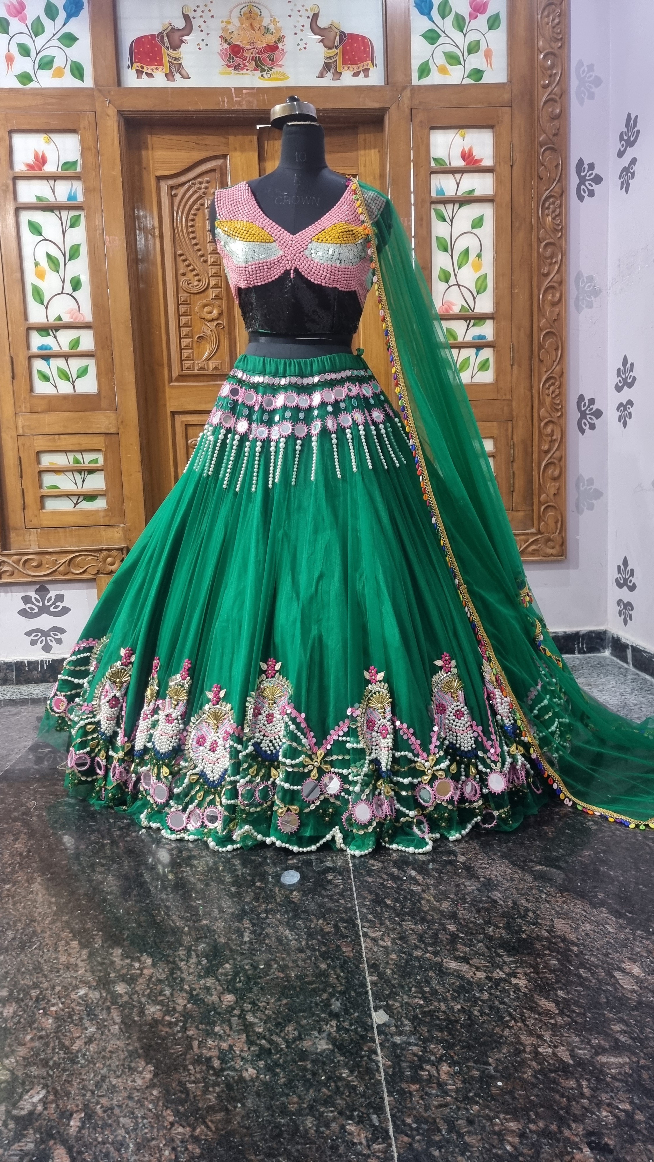 The Vrindavan Blossom Lehenga
