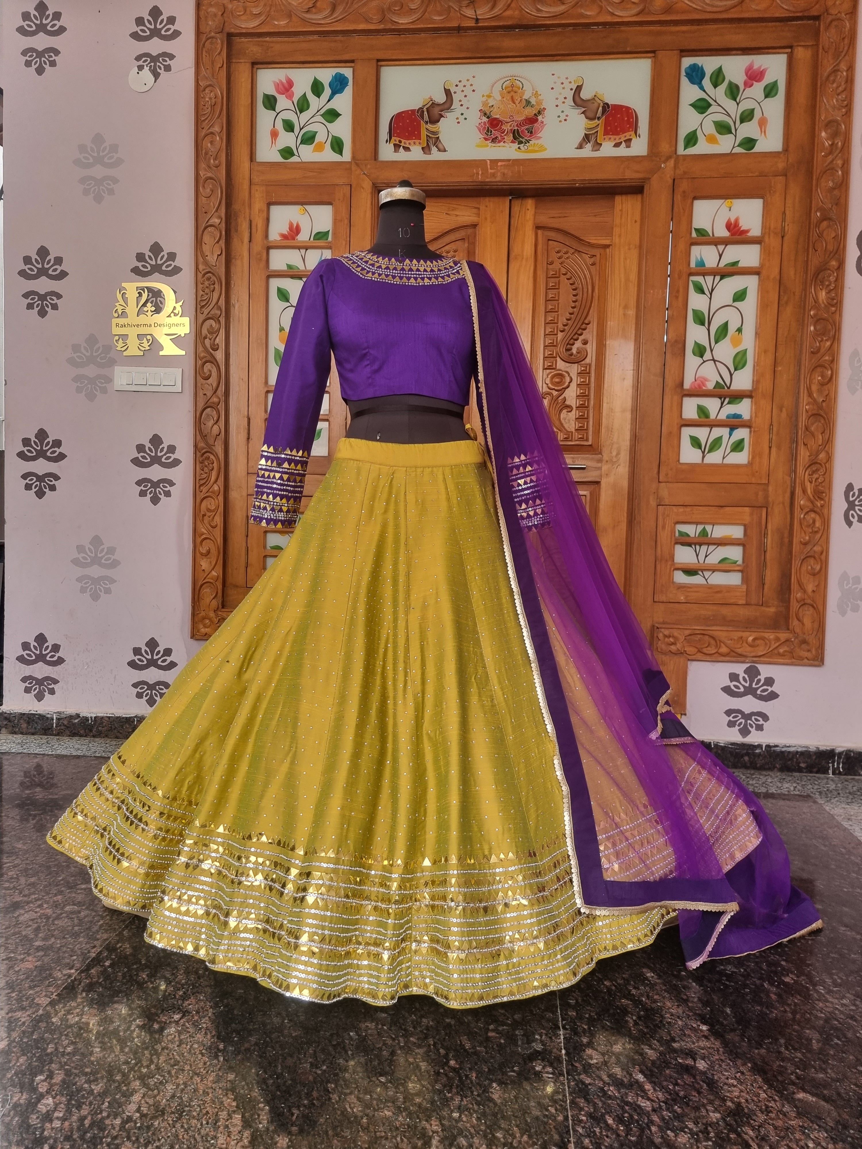 The Miraaya Gota Patti Heritage Lehenga