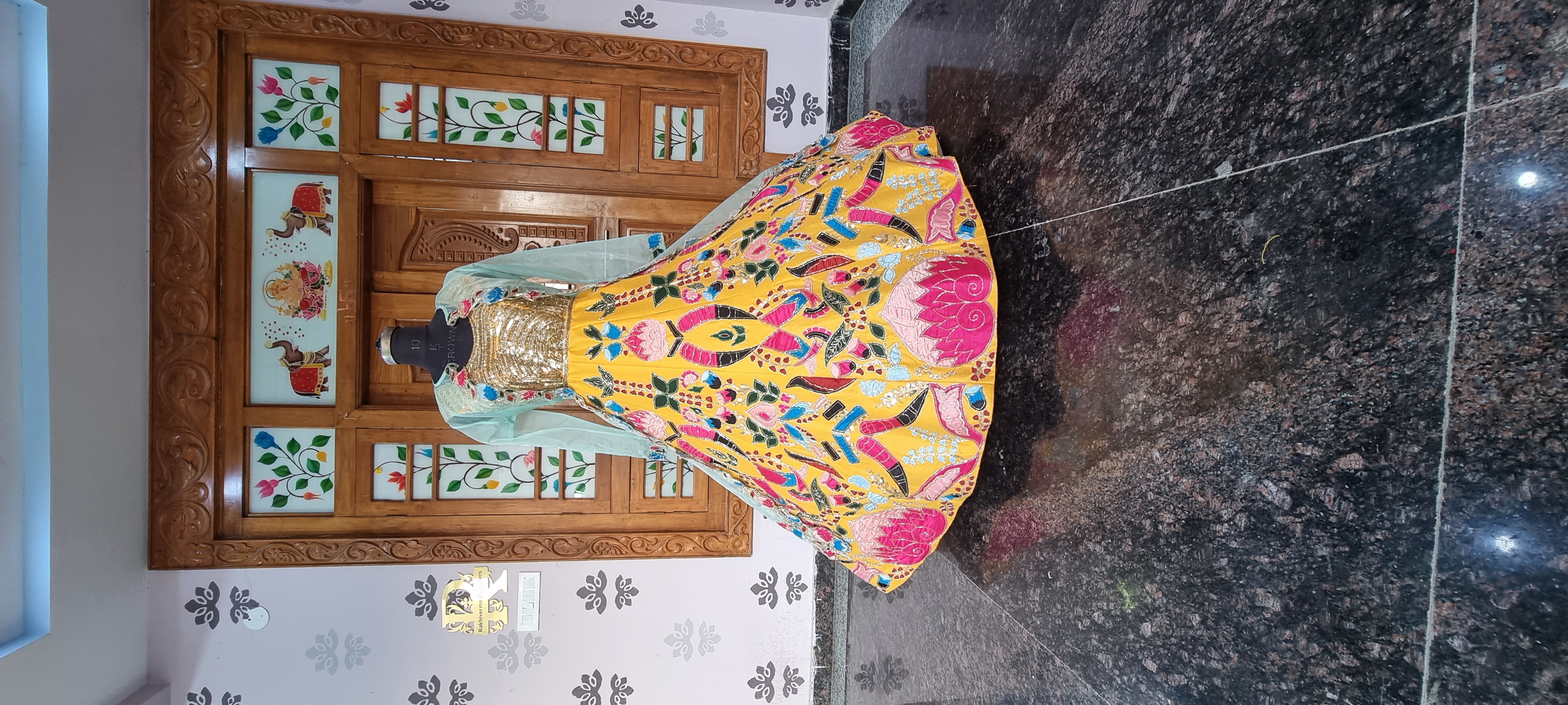 The Basant Utsaw Floral Appliqué Lehenga