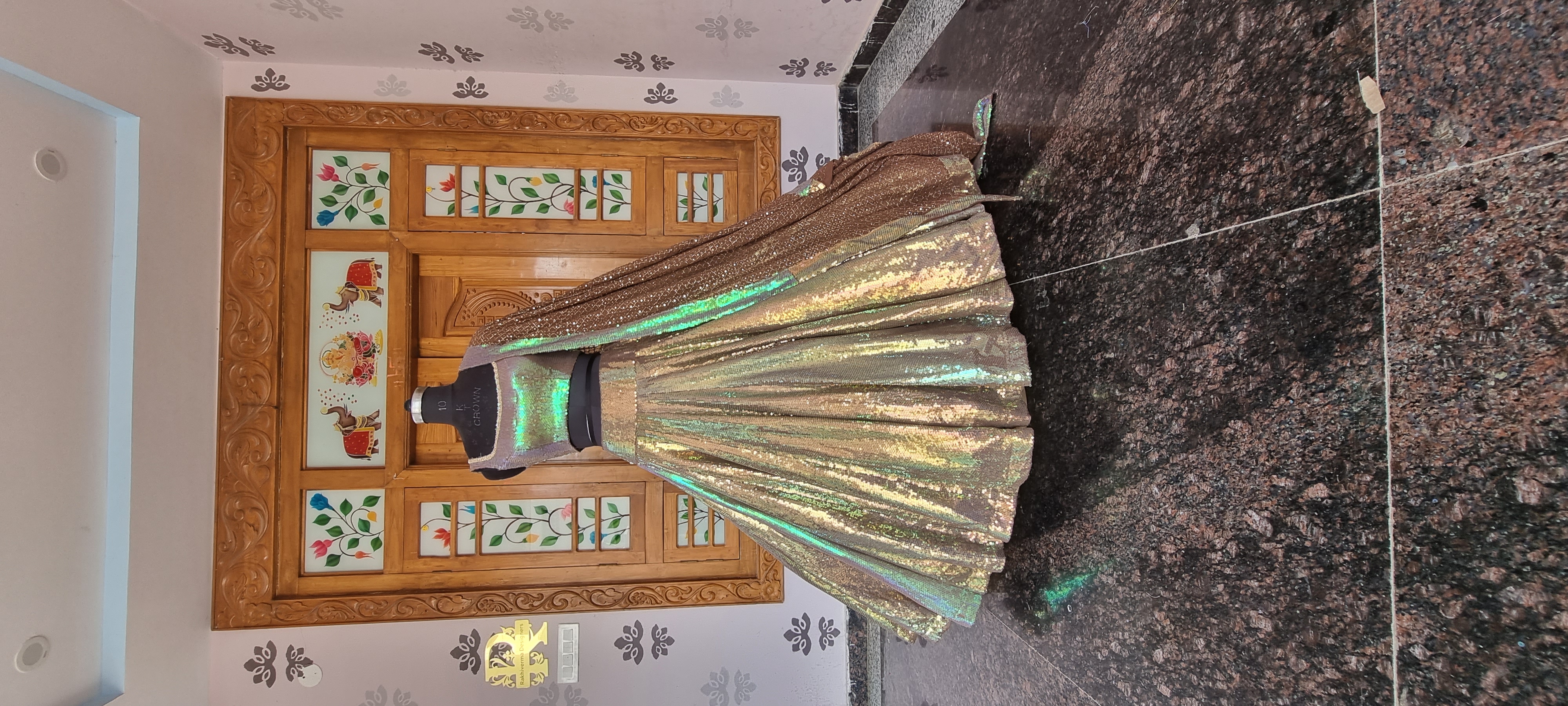 The Sunkissed Prism Rainbow Sequin Lehenga