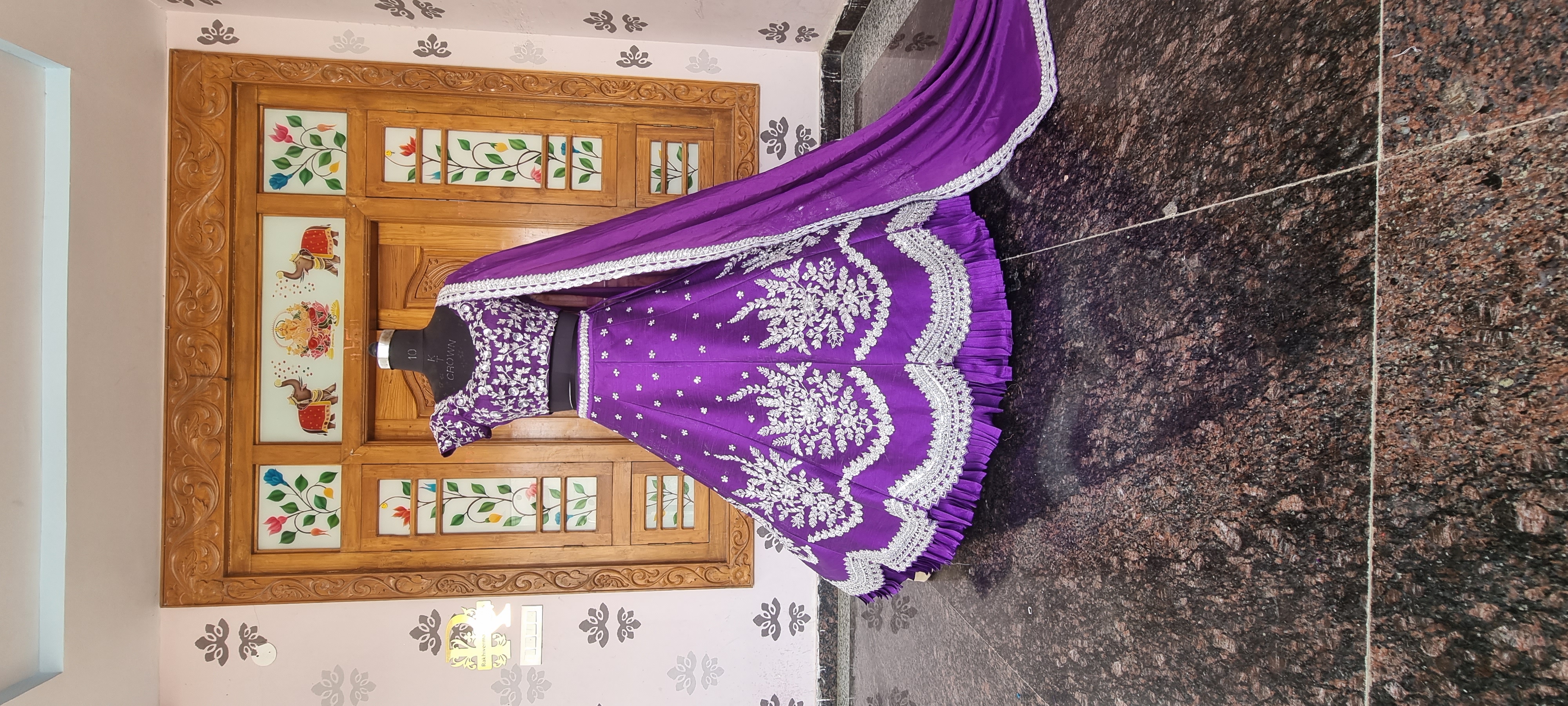 The Violetta Anushree Inspired ZARDOZI  Lehenga