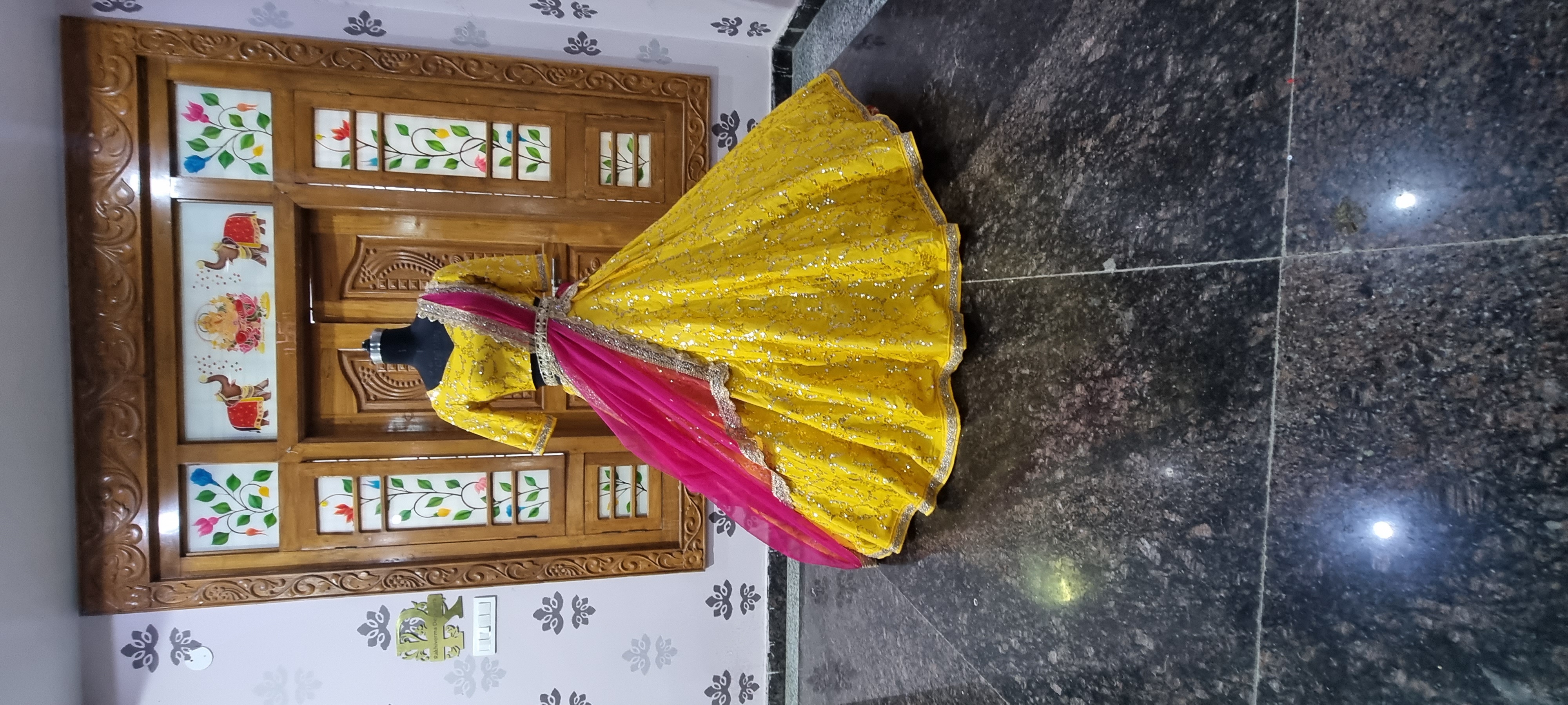 The Basant Mahal Sunlit Yellow Bridal Lehenga